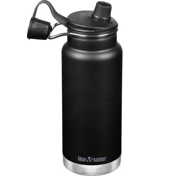 Klean Kanteen TKWide 946ml Insulated Bottle Chug Cap Black