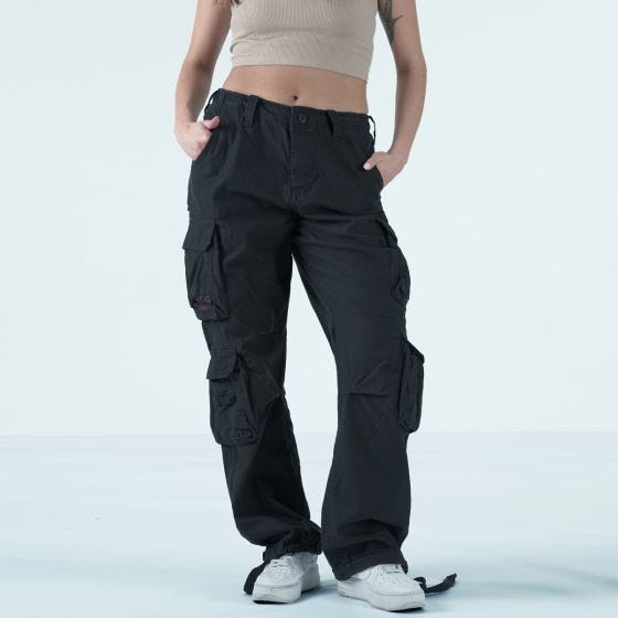Surplus Ladies Airborne Vintage Trousers Black