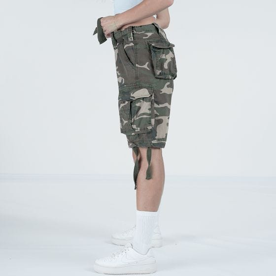 Surplus Ladies Airborne Vintage Shorts Washed Woodland