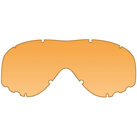 Wiley X Spear Goggles - Smoke Grey + Clear + Light Rust Lens / Tan Frame