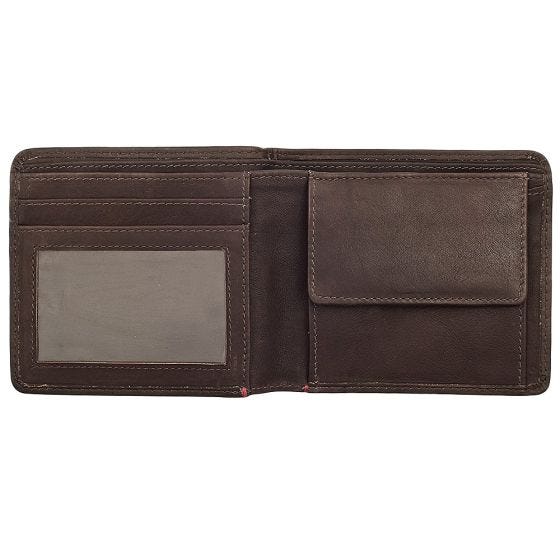 Zippo Leather Bi-Fold Wallet Brown