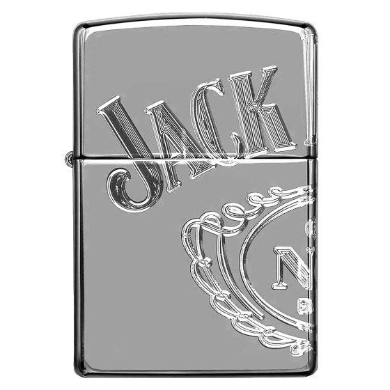 Zippo Jack Daniel's Armor Lighter Black Ice