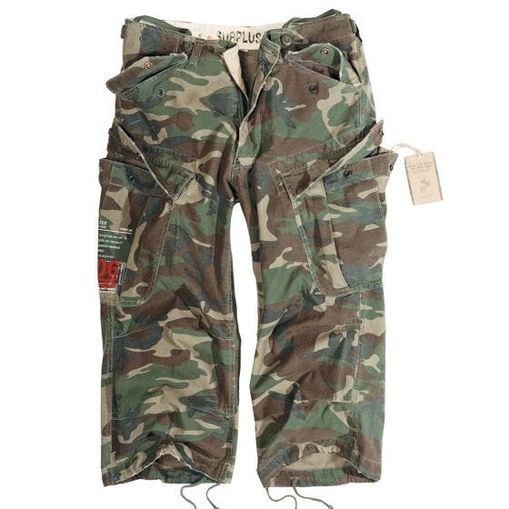 Surplus Engineer Vintage 3/4 Shorts Woodland