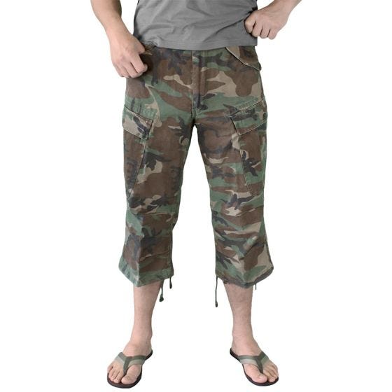 Surplus Engineer Vintage 3/4 Shorts Woodland