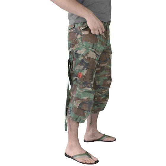Surplus Engineer Vintage 3/4 Shorts Woodland