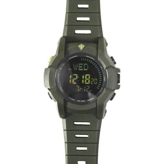 First Tactical Canyon Digital Compass Watch OD Green
