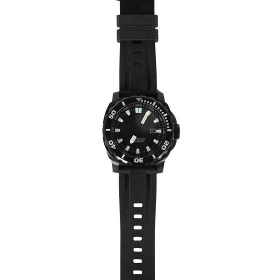 First Tactical Fathom Stainless Steel Dive Watch Black