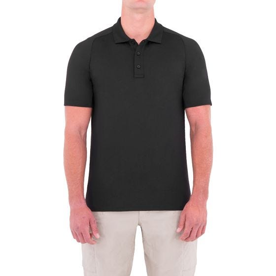 First Tactical Men's Performance Short Sleeve Polo Black