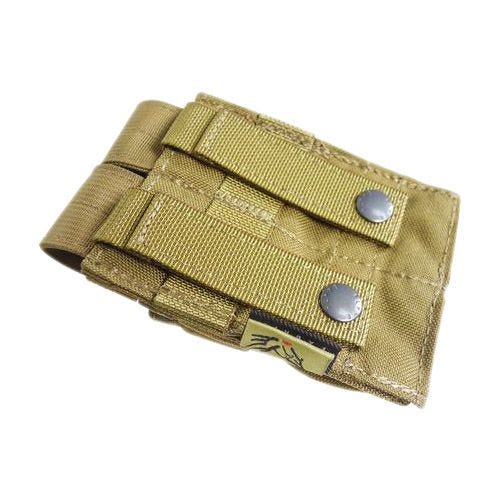 Flyye Double 9mm Magazine Pouch Ver. FE MOLLE Khaki