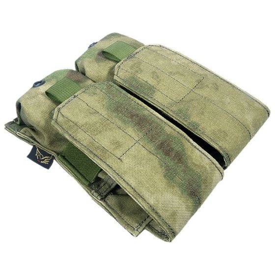 Flyye Double M4/M16 Magazine Pouch MOLLE A-TACS FG