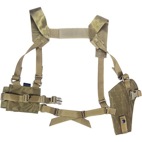 Flyye Shoulder Holster System Panel MOLLE Khaki