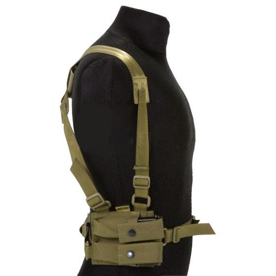Flyye Shoulder Holster System Panel MOLLE Khaki