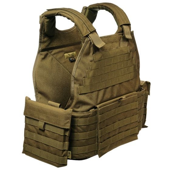 Flyye MOLLE SPC Armour Vest Coyote Brown