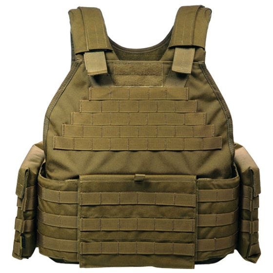 Flyye MOLLE SPC Armour Vest Coyote Brown