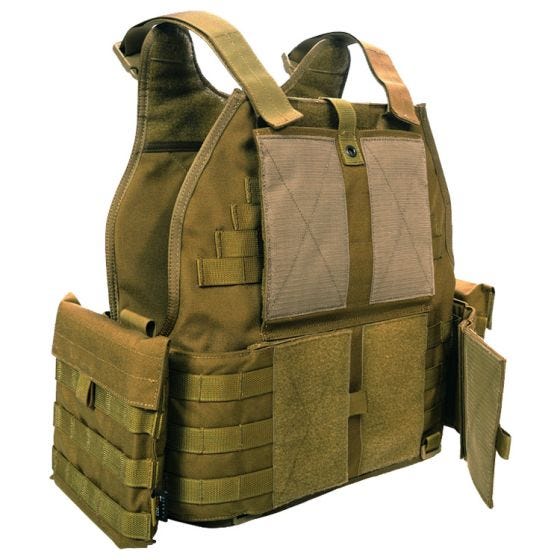 Flyye MOLLE SPC Armour Vest Coyote Brown