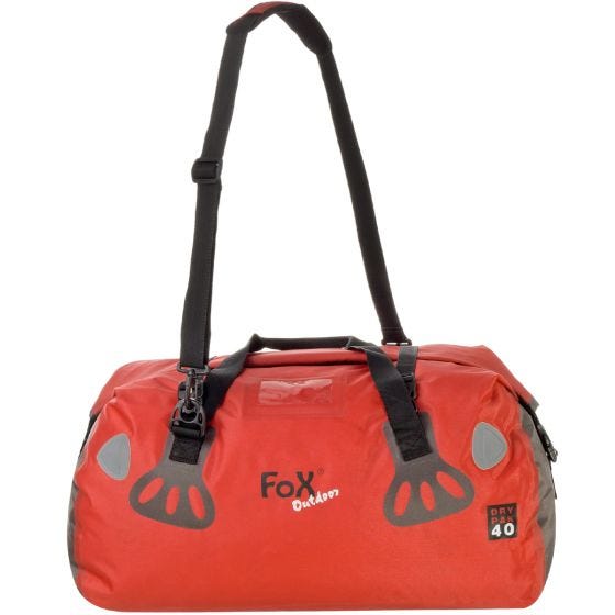 Fox Outdoor Waterproof Duffle Bag DRY PAK 40 Red