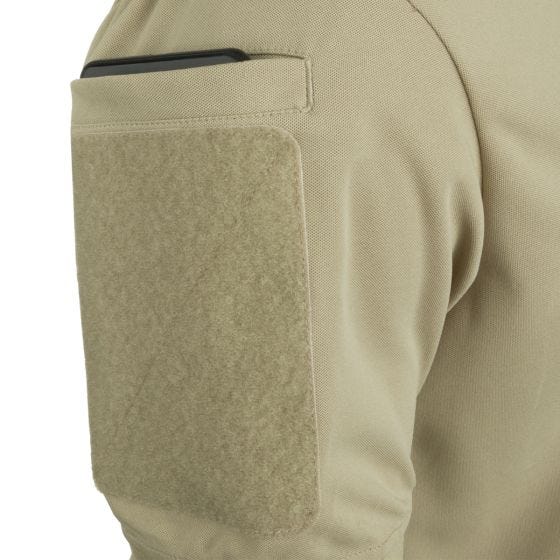 Hazard 4 Quickdry Undervest Plain Front Battle Polo Shirt Tan