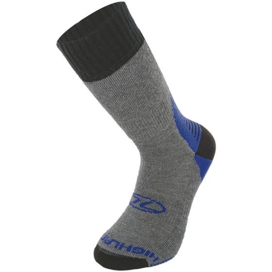Highlander X-Plorer Coolmax Hiking Sock Grey Blue