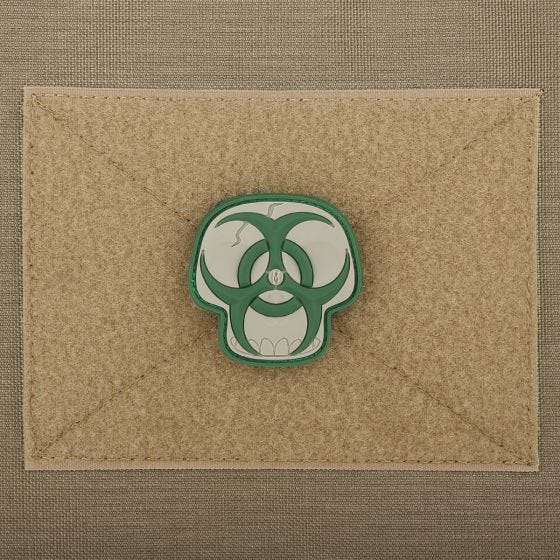 Maxpedition Biohazard Skull (Arid) Morale Patch