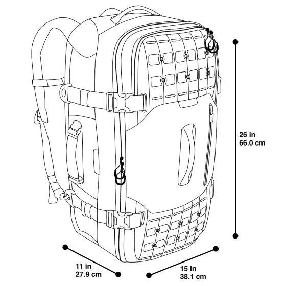 Maxpedition Ironstorm Adventure Travel Bag Grey