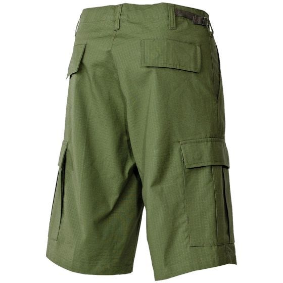 MFH US BDU Bermuda Shorts Ripstop OD Green