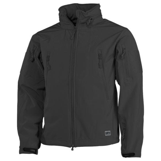 MFH Scorpion Soft Shell Jacket Black