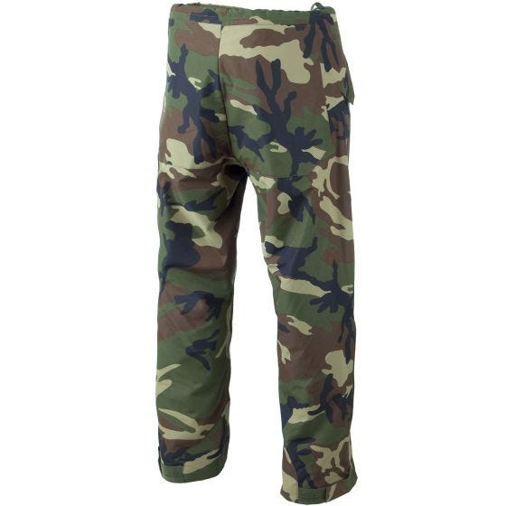 Mil-Tec Wet Weather Trilaminate Trousers Woodland