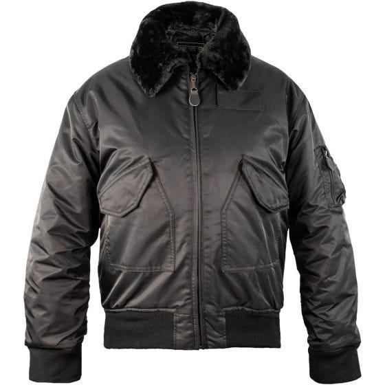 Mil-Tec CWU-45P Jacket with Fur Collar - front