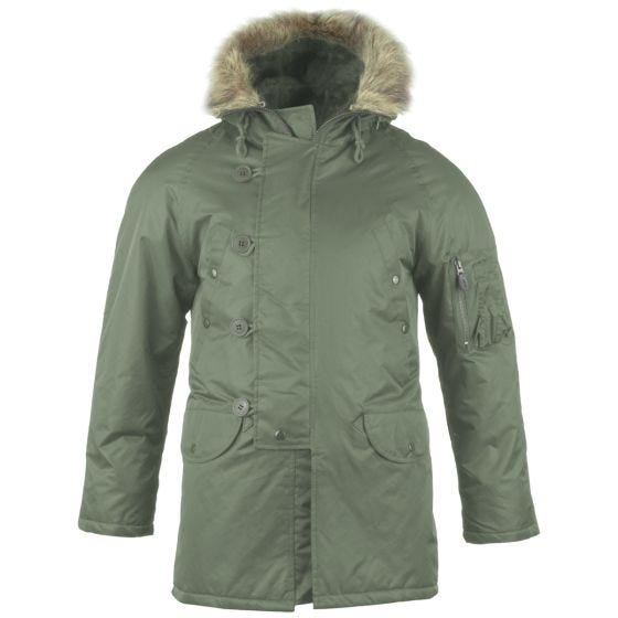Mil-Tec N-3B Flight Jacket Olive