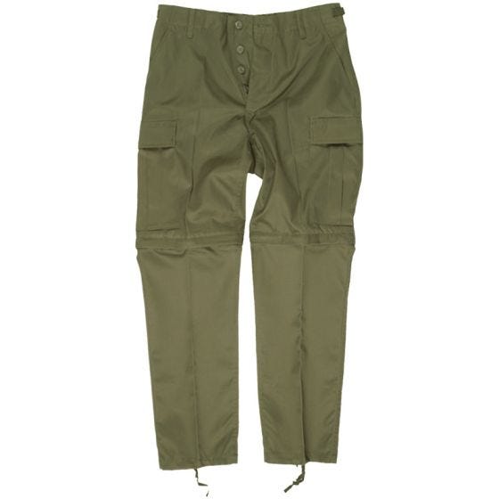 Zip-Off Combat Trousers Olive