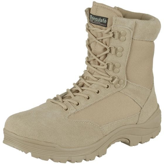 Mil-Tec Tactical Side Zip Boots Khaki