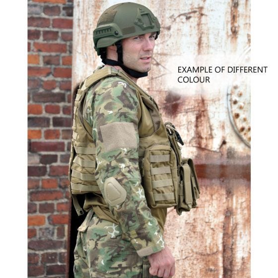 Mil-Tec M.Release MOLLE Combat Vest Olive