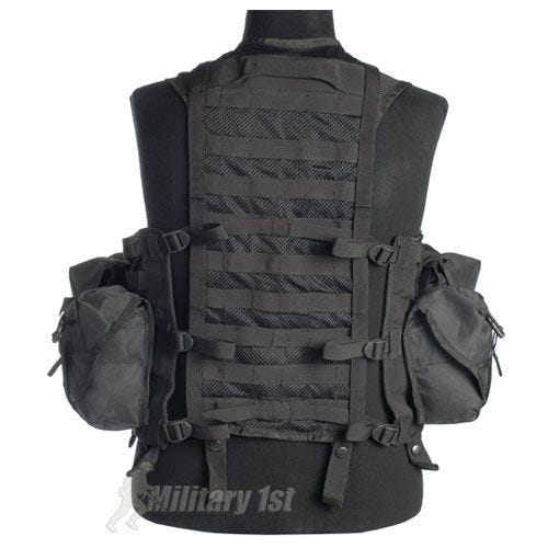 Mil-Tec Tactical Vest Modular System Black
