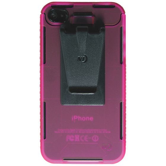 Nite Ize Connect Case for iPhone 4/4S Pink Translucent