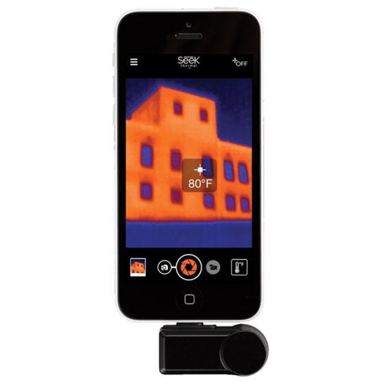 Seek Thermal Compact XR iOS Camera Black