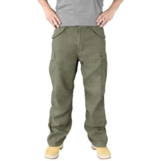 Surplus Vintage Fatigues Trousers Olive