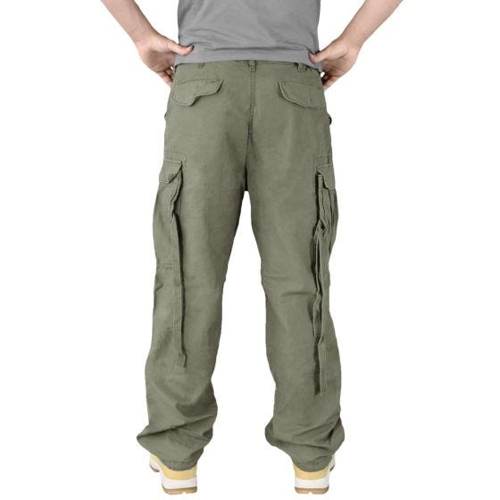 Surplus Vintage Fatigues Trousers Olive