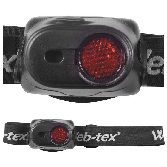 Web-Tex Warrior Head Torch Black